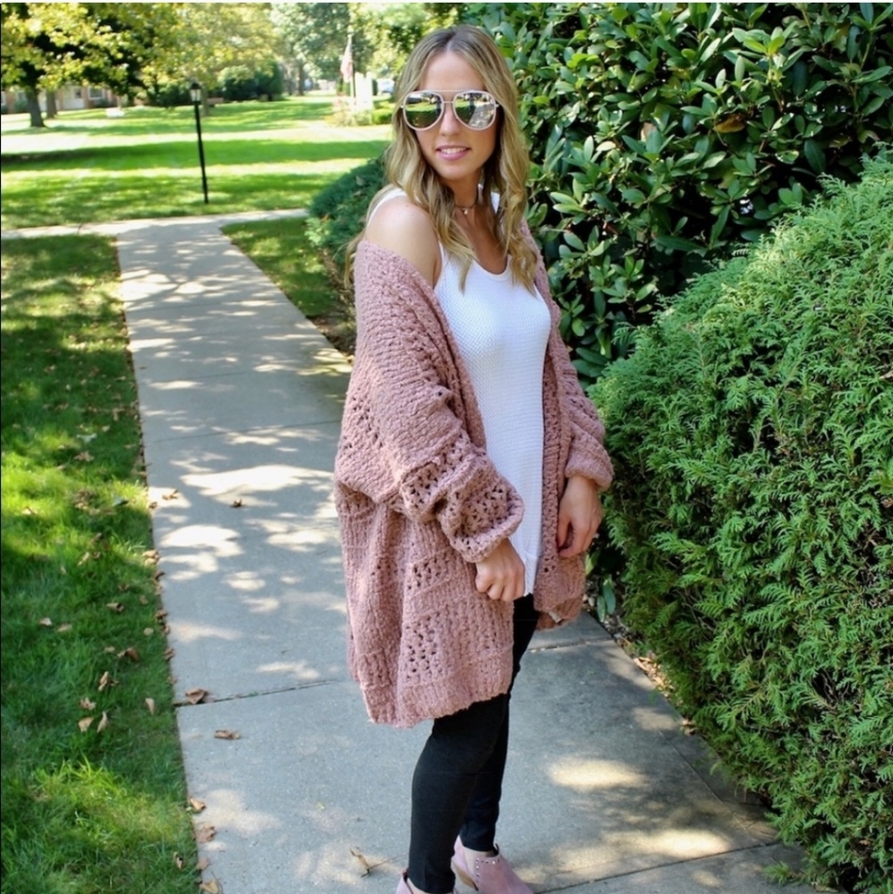 Free People * Morning Cardigan Long - Picture 5 of 15